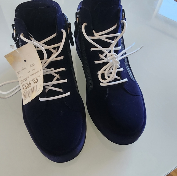 Shoes Giuseppe Zanotti,  size 9 1/2 ,color blue - Picture 4 of 5